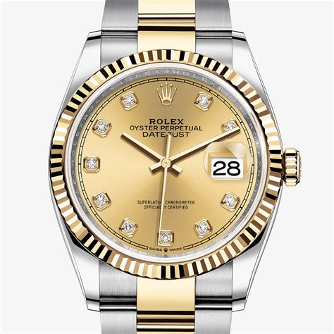 listino orologi rolex dona datejust 36 oysteri acciaio e oro|rolex datejust 36.